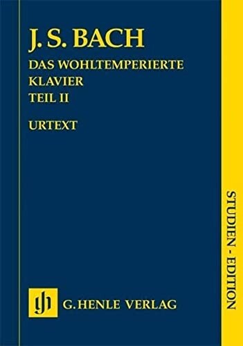 The Well-Tempered Clavier Part II without fingering (Paperback)