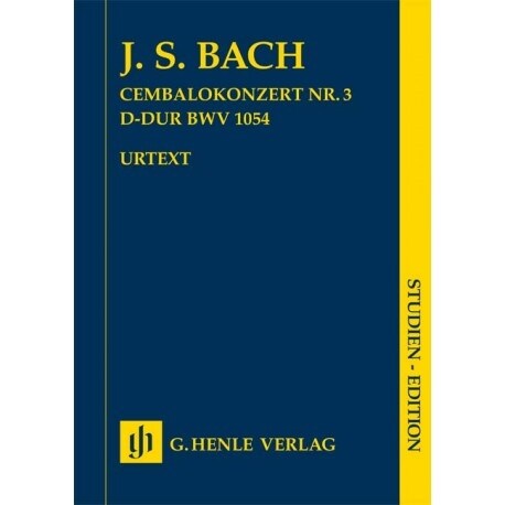 Hapsichord Concerto no. 3 BWV 1054 (Paperback)