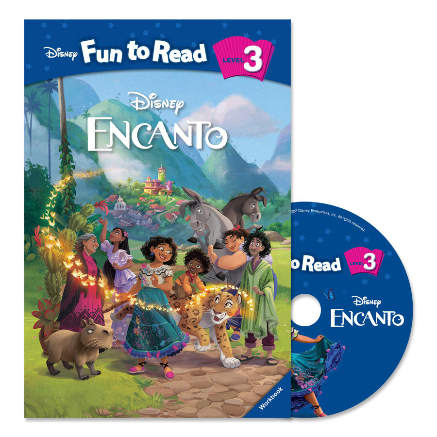 Disney Fun to Read Set 3-30 : Encanto (엔칸토) (Paperback + Workbook + CD)