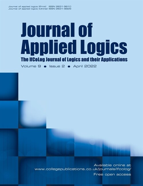 Journal of Applied Logics. The IfCoLog Journal of Logics and their Applications, Volume 9, Issue 2, April 2022 (Paperback)
