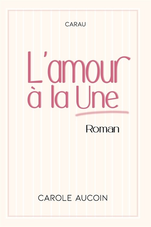 Lamour ?la Une (Paperback)