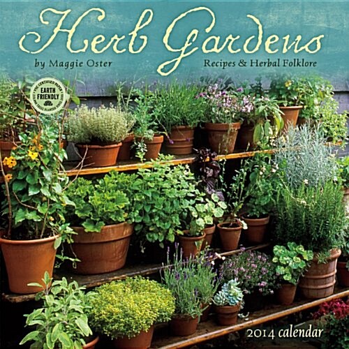 Herb Gardens 2014 Calendar (Paperback, Wall)