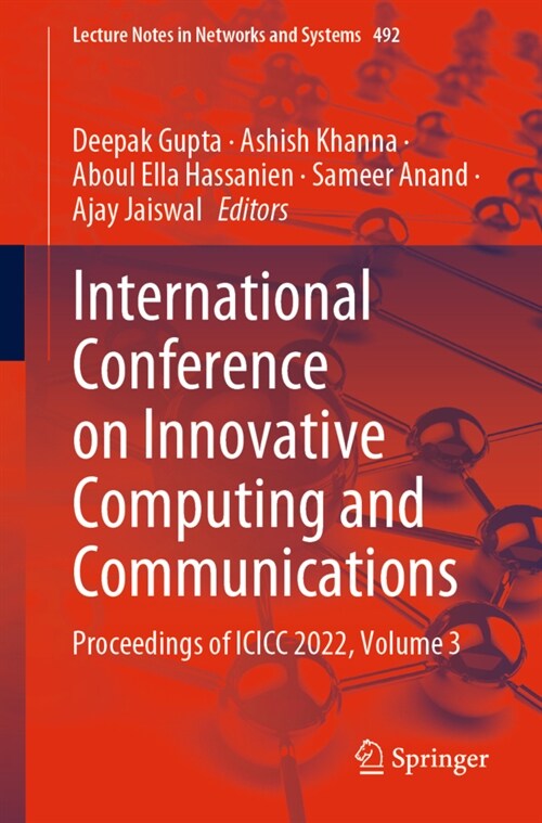 International Conference on Innovative Computing and Communications: Proceedings of ICICC 2022, Volume 3 (Paperback, 2023)