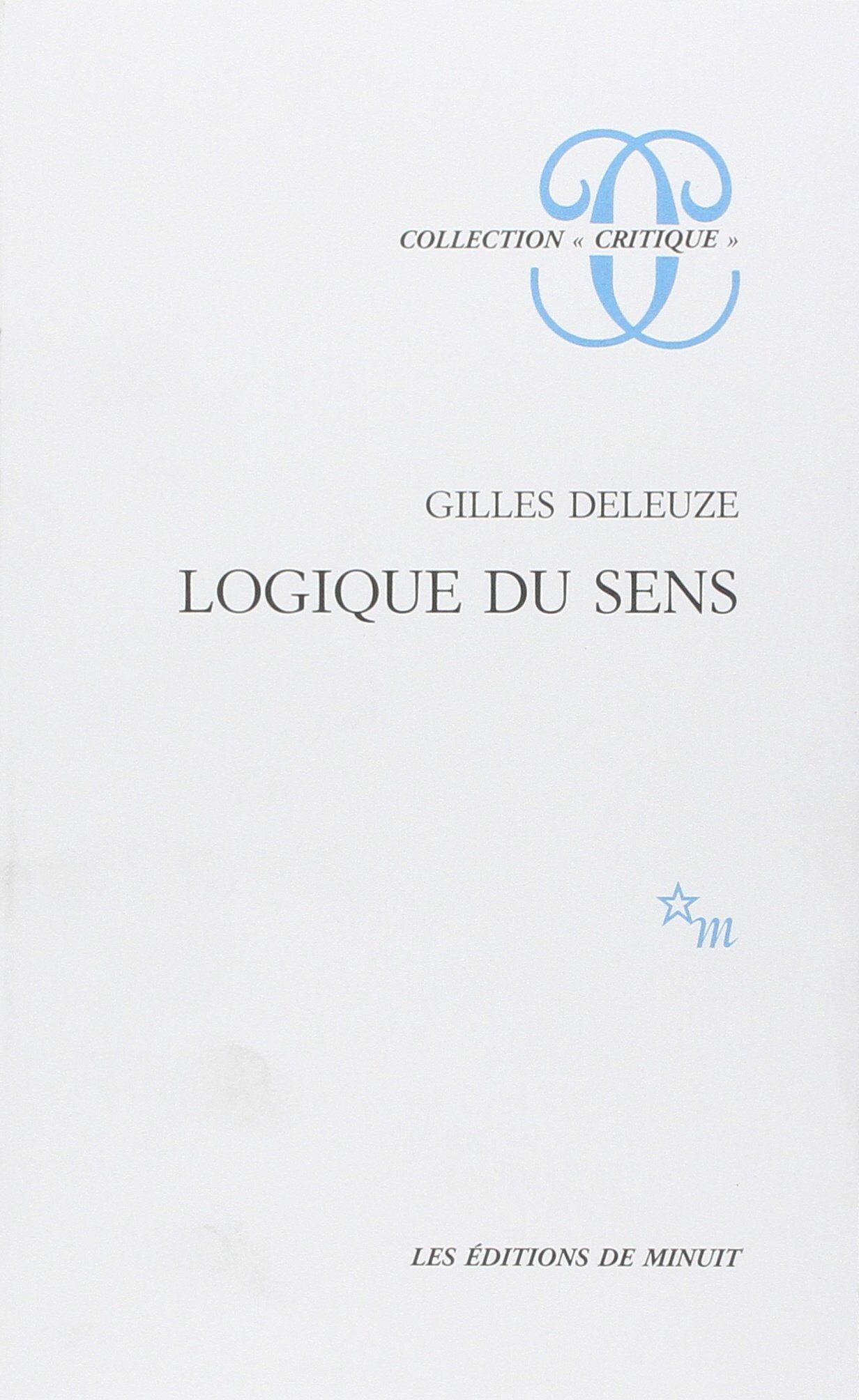 Logique du sens - Gilles Deleuze (Paperback)