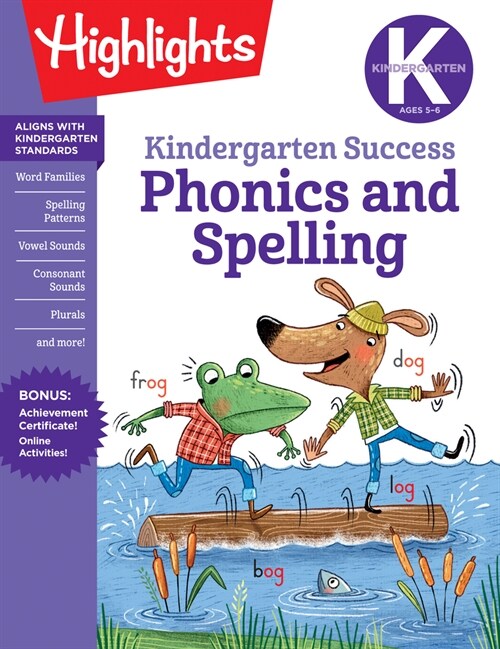 Kindergarten Phonics and Spelling Learning Fun Workbook (Paperback)