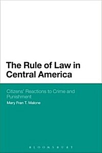 Rule of Law in Central America (Paperback)