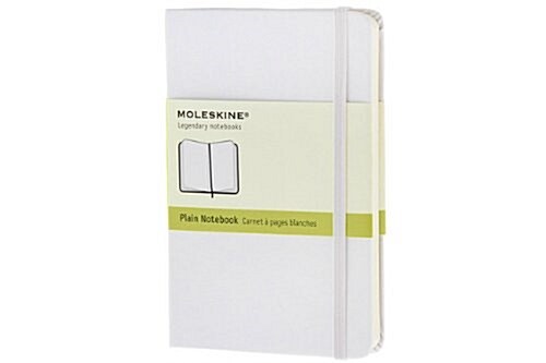 Moleskine Plain Notebook: White (Hardcover)