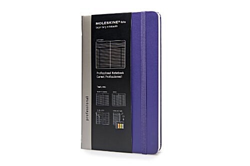 Moleskine Folio Professional Notebook, Large, Brilliant Violet, Hard Cover (5 X 8.25) (Hardcover)
