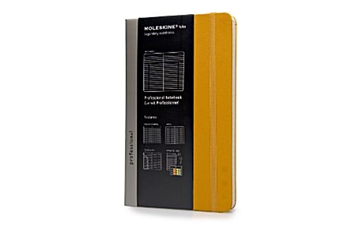 Moleskine Folio Professional Notebook, Large, Orange Yellow, Hard Cover (5 X 8.25) (Hardcover)