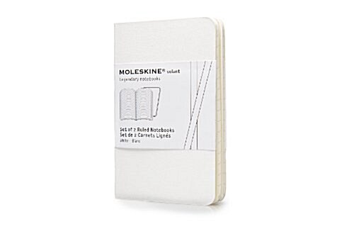 Moleskine Volant Notebook (Set of 2 ), Extra Small, Ruled, White, Soft Cover (2.5 X 4) (Other)