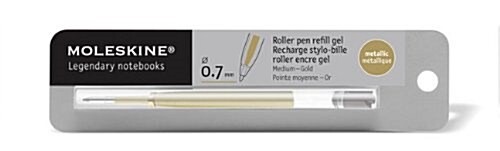 Moleskine Metallic Ink Roller Gel Refill, Gold, (Medium 0.7mm) (Other)