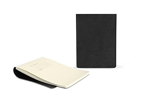 Moleskine Volant Reporter Refill Notebook for iPad Mini/iPad Mini Retina, Plain, (Set of 2), Black (5.25 X 7.25) (Other)