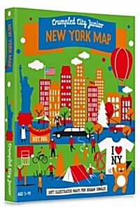 Junior New York Crumpled City Map (Hardcover)