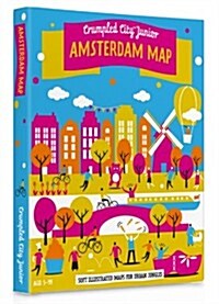 Junior Amsterdam Crumpled City Map (Hardcover)