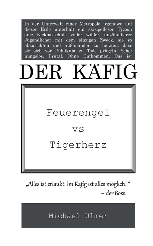 Der K?ig: Feuerengel vs Tigerherz (Paperback)