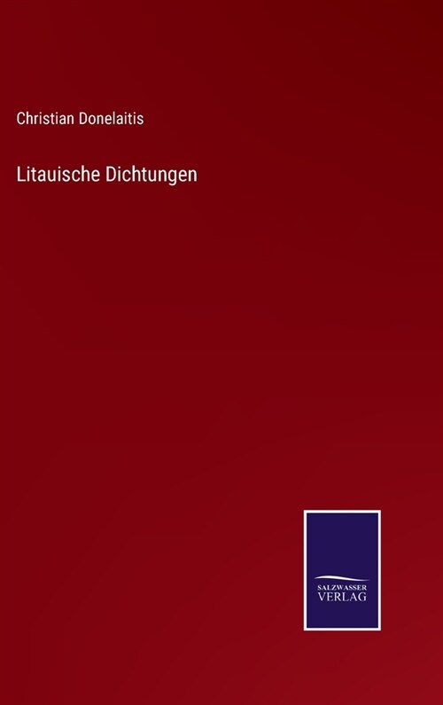 Litauische Dichtungen (Hardcover)