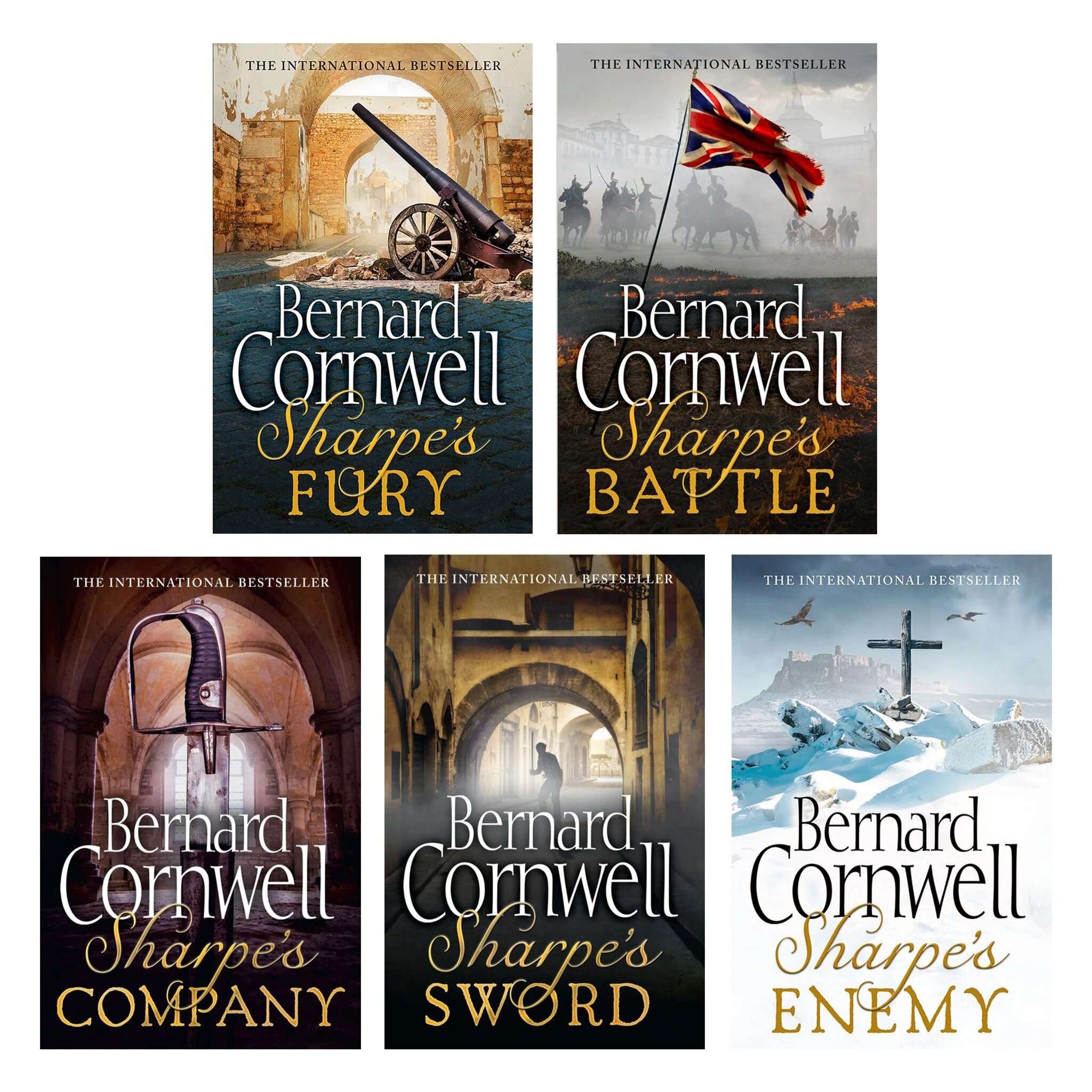 Bernard Cornwell Sharpe Series 3 (#11-16) Collection Set (Paperback 5권)