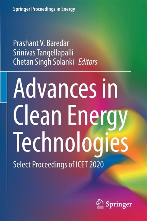 Advances in Clean Energy Technologies: Select Proceedings of ICET 2020 (Paperback)