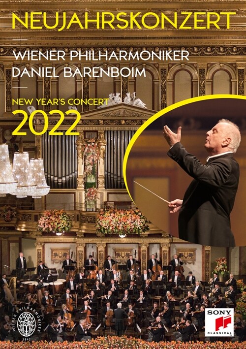 Neujahrskonzert 2022 / New Years Concert 2022, 1 DVD (DVD Video)