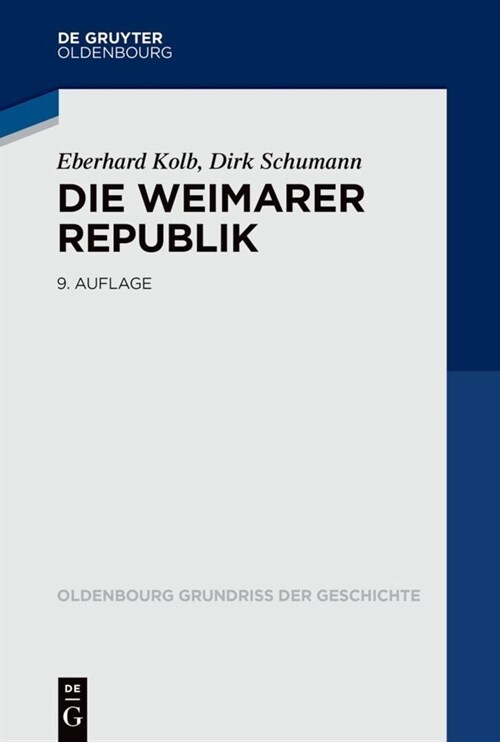 Die Weimarer Republik (Paperback, 9)