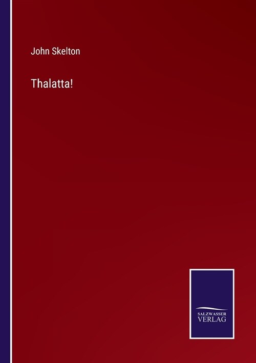 Thalatta! (Paperback)