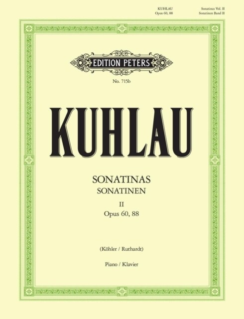Sonatinas for Piano, Vol. 2 (Ops. 60-88) (Sheet Music)