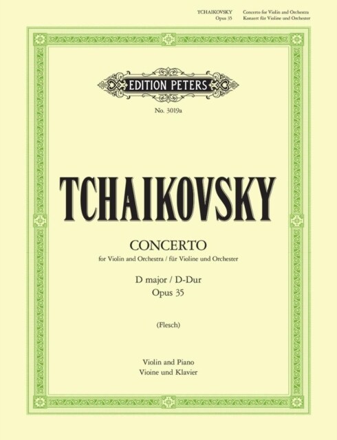 Violin Concerto in D Op. 35 (Sheet Music)