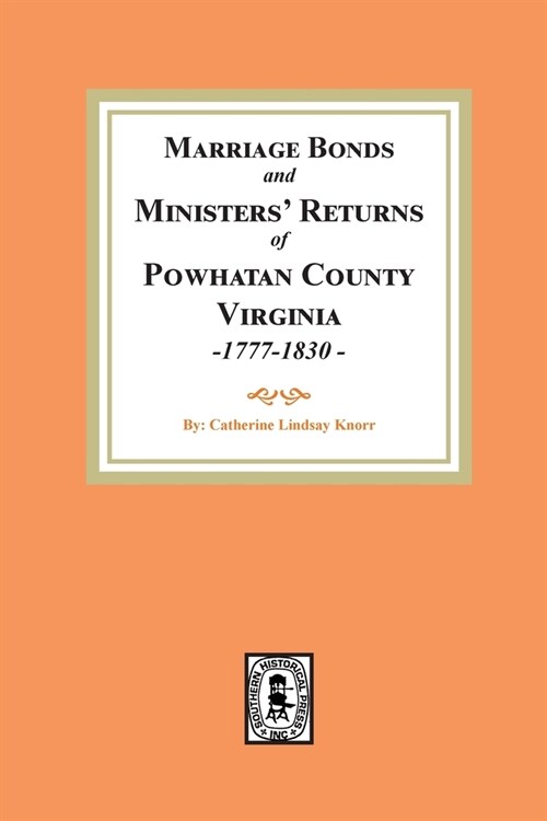 Powhatan County Marriages, 1777-1830 (Paperback)