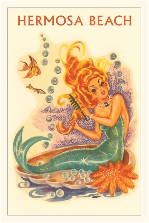 Vintage Journal Hermosa Beach Mermaid (Paperback)