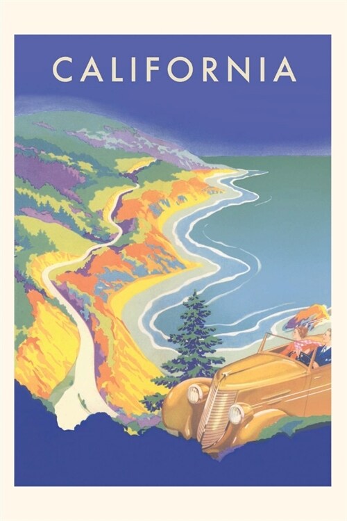 Vintage Journal California Travel Poster (Paperback)