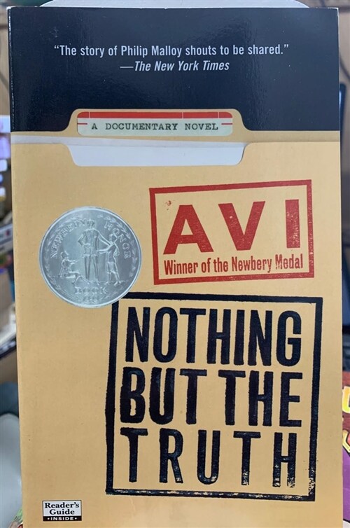 [중고] Nothing But the Truth : A Documentary Novel (Mass Market Paperback)