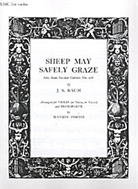 Sheep may safely graze (Sheet Music, String solo and piano)