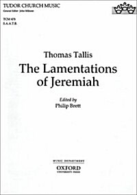 The Lamentations of Jeremiah (Sheet Music, SAATB Vocal score)