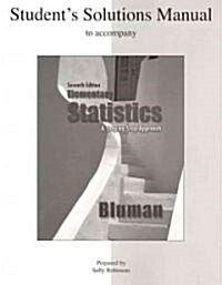 Students Solutions Manual to Accompany Elementary Statistics: A Step by Step Approach (Paperback, 7)