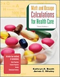 Math and Dosage Calculations for Health Careers (Paperback, CD-ROM, 3rd)