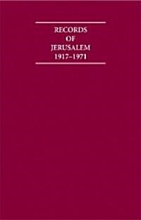 Records of Jerusalem 1917-1971 9 Volume Hardback Set (Hardcover)