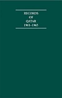 Records of Qatar 1961-1965 5 Volume Set (Hardcover)