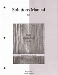 Corporate Finance: Solutions Manual (Paperback, 9th)