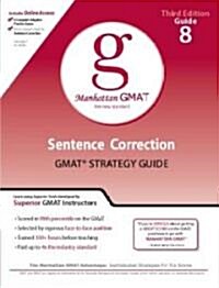 Sentence Correction GMAT Strategy Guide (Paperback, Pass Code, 3rd)