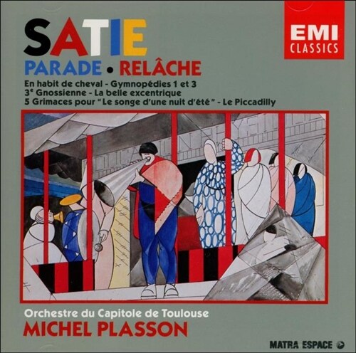 [중고] Satie :Oeuvres Orchestrales - 플라송 (Michel Plasson) , 아르망고 (Jean-Pierre Armengaud)(독일발매)