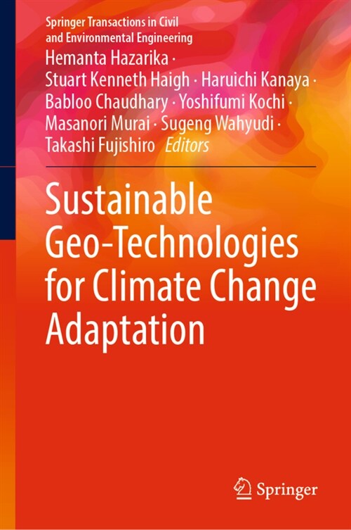 Sustainable Geo-Technologies for Climate Change Adaptation (Hardcover)