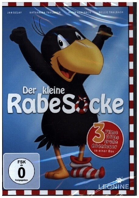 Der kleine Rabe Socke 1-3, 3 DVDs (DVD Video)