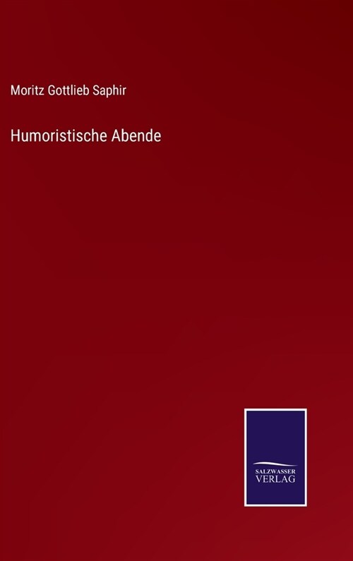 Humoristische Abende (Hardcover)