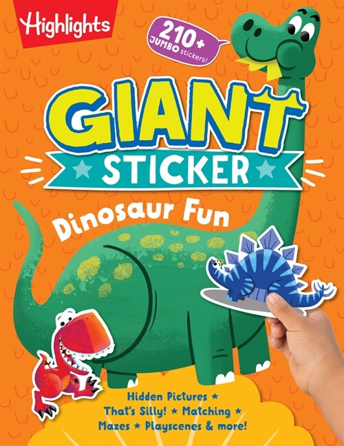 Giant Sticker Dinosaur Fun (Paperback)