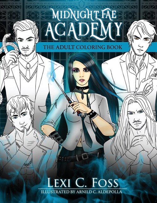 Midnight Fae Academy Coloring Book (Paperback)