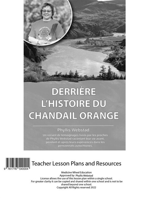 Derriere lHistoire Du Chandail Orange Plan de Cours (Loose Leaf)