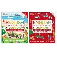 DK English for Everyone Junior: Beginner's Course + Practice Book (Paperback 2권)