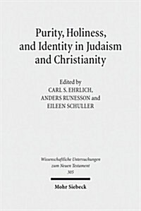 Purity, Holiness, and Identity in Judaism and Christianity: Essays in Memory of Susan Haber (Hardcover)