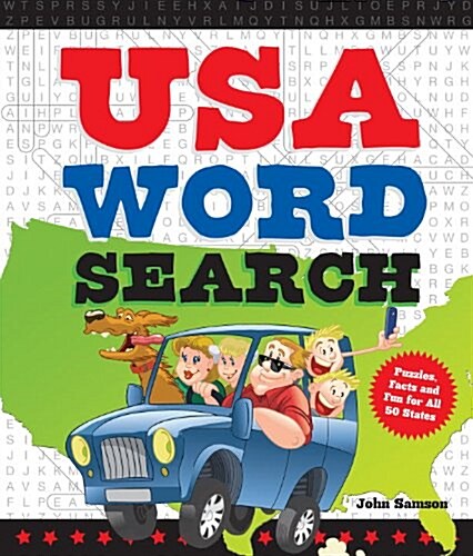 USA Word Search: Puzzles, Facts, and Fun for 50 States (Spiral)