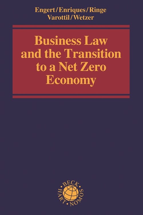 Business Law and the Transition to a Net Zero Economy (Paperback)